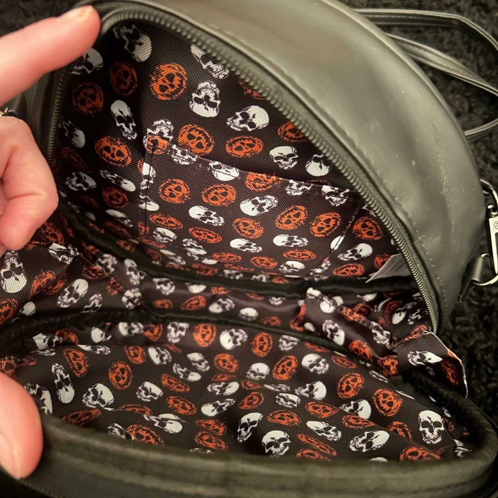 Spirit Black and Orange Jack-O'-Lantern Crossbody Bag - Picture 2 of 5